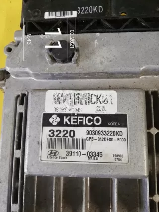 39110-03345 9030933220KD Блок управления двигателем Hyundai i20 1 Арт e11699633, вид 4