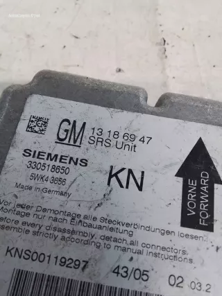 13186947 Блок AirBag Opel Vectra C  Арт e11696370, вид 4