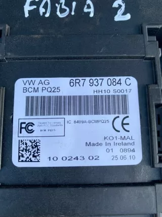 6R7937084C Блок комфорта Skoda Fabia 2 Арт e11680556, вид 2