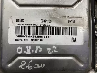 12202143 Блок управления двигателем Opel Zafira A Арт e11654677, вид 5