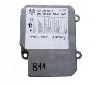 1C0909605K Блок AirBag Skoda Fabia 2 Арт e11642051, вид 1