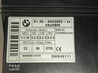 6943062 61356943062 502508452 Блок управления (другие) BMW 5 E60/E61 Арт e11592601, вид 4