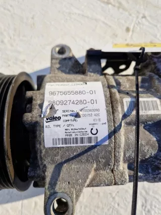 9675655880 Компрессор кондиционера Citroen C4 2 Арт e11579287, вид 4
