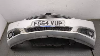1401102 Бампер передний белый Opel Insignia 1 Арт 9425475, вид 1