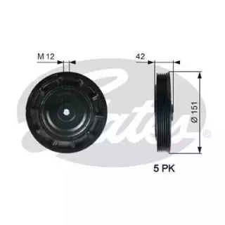 TVD1116 Шкив коленвала Nissan Primastar Арт AL13331363532_2, вид 2