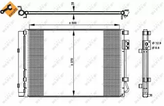 35997 Радиатор кондиционера  Hyundai i20 1 Арт AL13779832991_2, вид 2