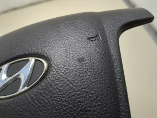  Подушка безопасности водителя Hyundai Santa FE 2 (CM) Арт 20317118, вид 2
