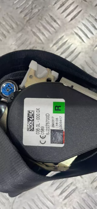 632275500D Ремень безопасности задний правый Renault Scenic 4 Арт 86025, вид 2