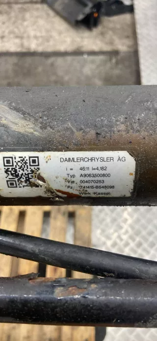 9063500800 Мост задний Mercedes Sprinter W906 Арт 85776, вид 6