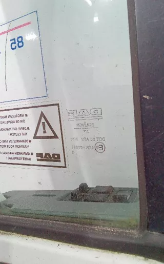  Стекло двери передней левой DAF XF 105 Арт 2_55645, вид 2