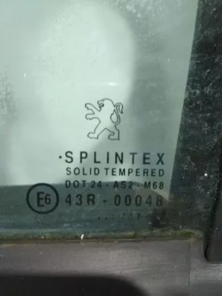 43R-00048 Стекло двери сдвижной Peugeot 1007 Арт 2_22440, вид 2