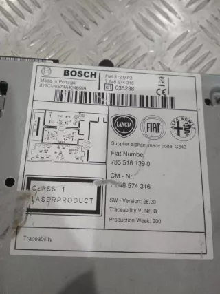 7355161390 Магнитола Fiat 500 2 Арт 2_16860, вид 3