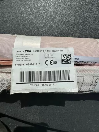 9822369380 0089618C 34266487B Подушка безопасности Citroen C5 Aircross Арт e10548654, вид 1