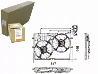 BRH8EW,351,040-611(iMOTO) Вентилятор радиатора Fiat Ducato 3 Арт AL12677658253, вид 1