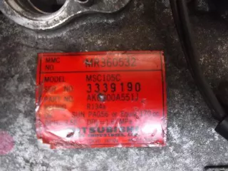 MR360532 Компрессор кондиционера Mitsubishi Montero Sport 1 Restailing Арт 00282544, вид 3