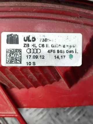 4F5945095L Фонарь задний левый Audi A6 C6 (S6,RS6) Арт 52293, вид 10