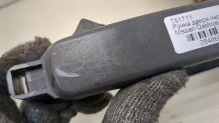 80640EB100 Ручка наружная передняя правая серебристая Nissan Qashqai 1  Арт 20406089, вид 2