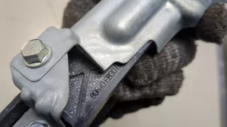 80640EB100 Ручка наружная передняя правая серебристая Nissan Qashqai 1  Арт 20406089, вид 4