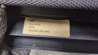 8A9863553 Шторка багажника Audi 80 B4 Арт 20412836, вид 4