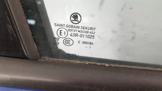 5E3831052 Дверь передняя правая синяя Skoda Octavia A8 Арт 20339172, вид 2