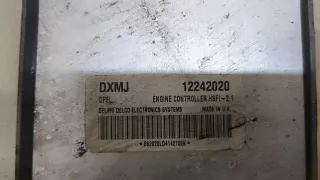 12242020 Блок управления двигателем Opel Zafira A Арт 20414435, вид 4