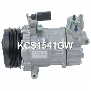 KCS1541BZ,KCS1541GL,KCS1541GW,KCS1541VG,KCS1541YU,KCS1541ZR,KCS1541ZS,SD6V121948,6R0820803A,6R0820803B,6RF820803,6RF820803A,6RF820803B,6RF820803C,6RF820803D,6RF820803E Компрессор кондиционера Skoda Citigo Арт А2223009844-9, вид 4