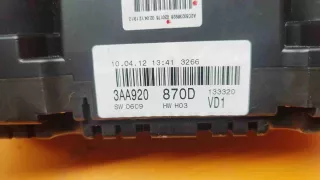 3AA920870D  Щиток приборный (панель приборов) Volkswagen Passat B7 Арт 01016802, вид 2