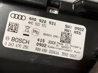 4H0920931 Щиток приборов (приборная панель) Audi A8 D4 (S8) Арт e6743588, вид 2
