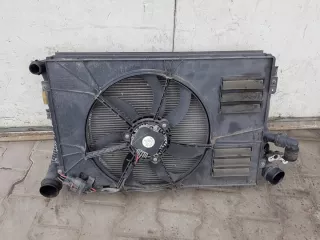1K0959455FB 1K0145803AF Радиатор (основной) Volkswagen Jetta 5 Арт e7494094, вид 2