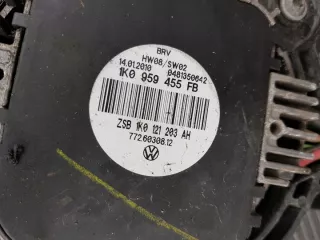 1K0959455FB 1K0145803AF Радиатор (основной) Volkswagen Jetta 5 Арт e7494094, вид 3