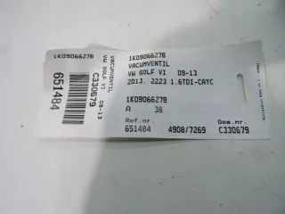 1K0906627B 1K0906283A Клапан электромагнитный Volkswagen Golf 6 Арт e9485483, вид 3