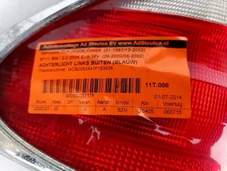  Фонарь задний левый Mercedes CLK W208 Арт e10218597, вид 3