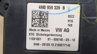 4M0959339B Блок управления сиденьем Volkswagen Taos Арт 9225224, вид 4