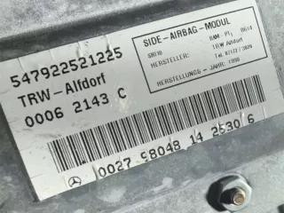 00062143c Подушка безопасности боковая (в дверь) Mercedes CLK W208 Арт 58634, вид 6
