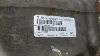 A1663500414 Редуктор заднего моста Mercedes ML/GLE W166 Арт W42970, вид 3