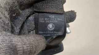 5J0857702B Ремень безопасности передний правый Skoda Fabia 2 Арт 20425869, вид 2
