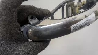7L6837205C,7L0839885B Ручка наружная задняя левая черная Volkswagen Touareg 1 Арт 20423680, вид 2
