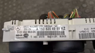 A1638204989 Блок управления печки / климат-контроля Mercedes ML W163 Арт 8884644, вид 4