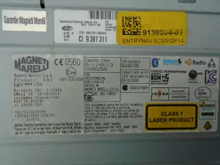 9381311 9350340 9365843 Блок навигации BMW 5 F10/F11/GT F07 Арт e4145576, вид 2