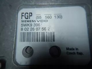 55560130 5WK9396 Блок управления двигателем Opel Astra H Арт e9325588, вид 4