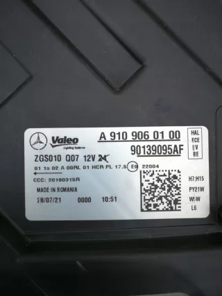 A9109060100 90139095AF Фара правая Mercedes Sprinter W907/910 Арт e10659225, вид 9