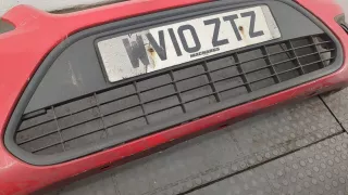 1521127 Бампер передний красный Ford Focus 2 restailing Арт 20242461, вид 2