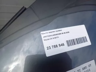  Крыло заднее правое Mazda CX-9 2 Арт E23788946, вид 6