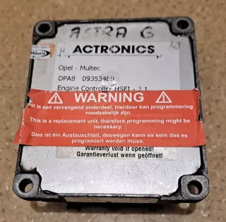 093533489 Блок управления двигателем Opel Astra G Арт e7418667, вид 4