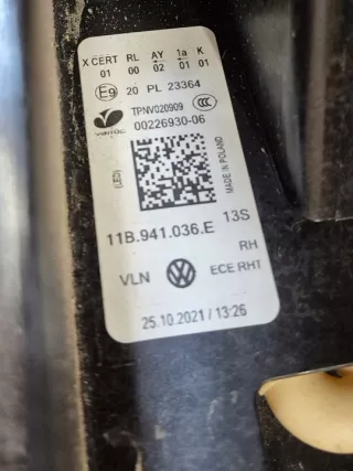 11B941036N Фара правая Volkswagen ID4 Арт e10675837, вид 9