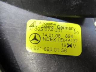A2218200256 A2218200156 Фара противотуманная левая Mercedes S W221 Арт e10681396, вид 10