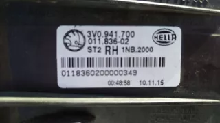 3V0941700 5907195215903 Фара противотуманная правая Skoda Superb 3 Арт e10684794, вид 3