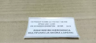 5G0419091BH Руль Volkswagen Passat B8 Арт e10694762, вид 6