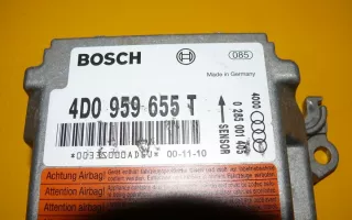  4D0959655T 99-02r 0285001405 Блок AirBag Audi A8 D2 (S8) Арт e10695233, вид 2