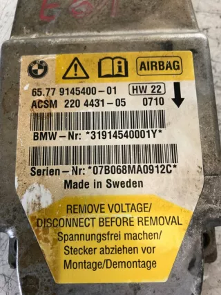 9145400 Блок AirBag BMW 5 E60/E61 Арт e10696012, вид 4